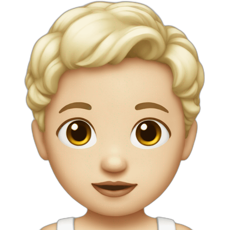 Baby white skin emoji