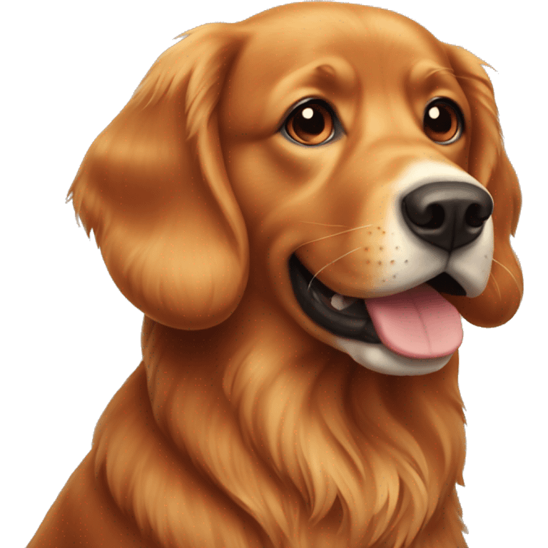 red retriever dog emoji