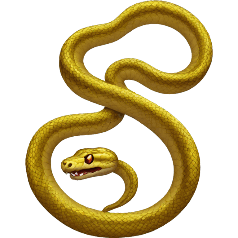 shiny snake emoji