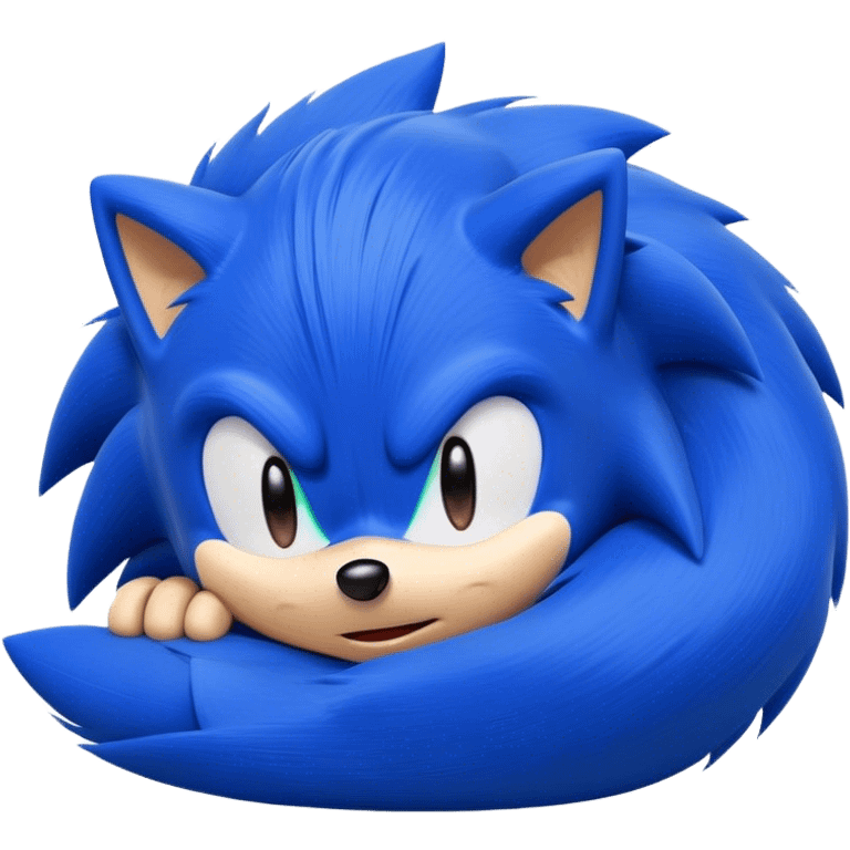 Sonic sleeping emoji