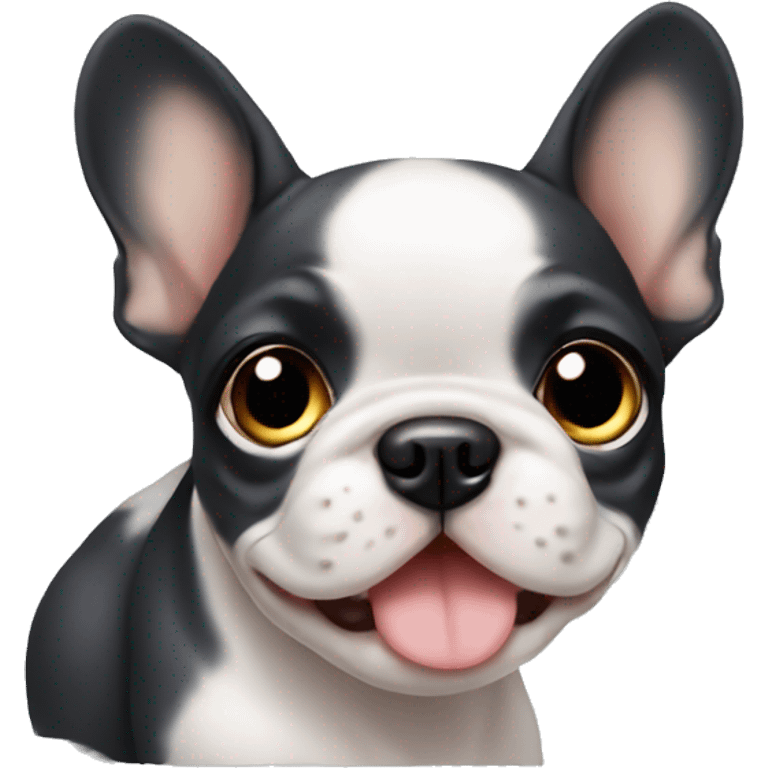 Frenchie puppy emoji