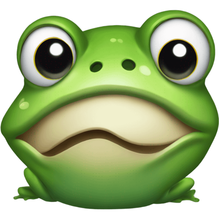 Mr frog crying emoji