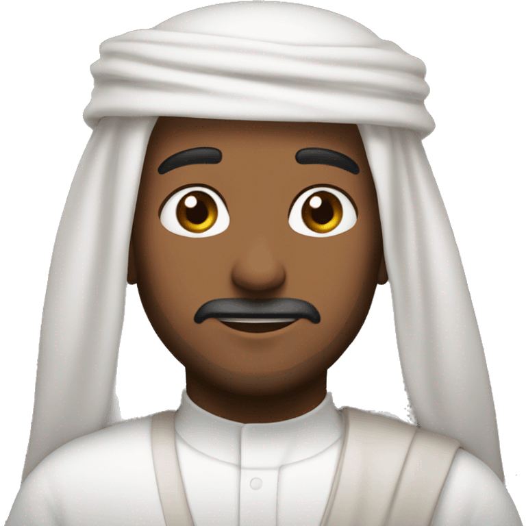 🤤 this face with arabian headwear (Kuwaiti) emoji