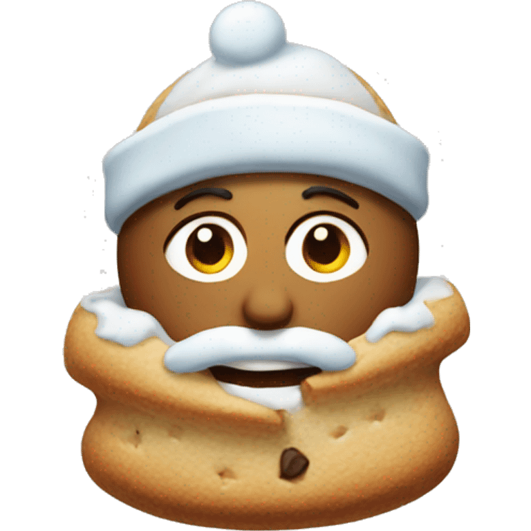 winter cookie emoji