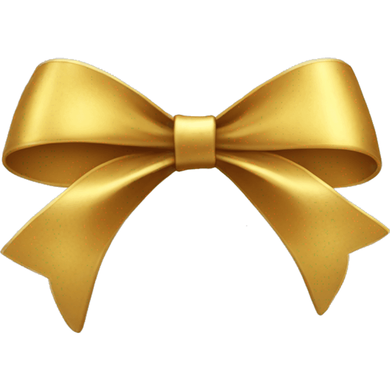 One golden bow emoji