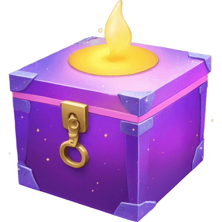 ( 8K ) THE 🪄🪄🪄MAGIC BOX🗿 glittery✨box of magic light emoji