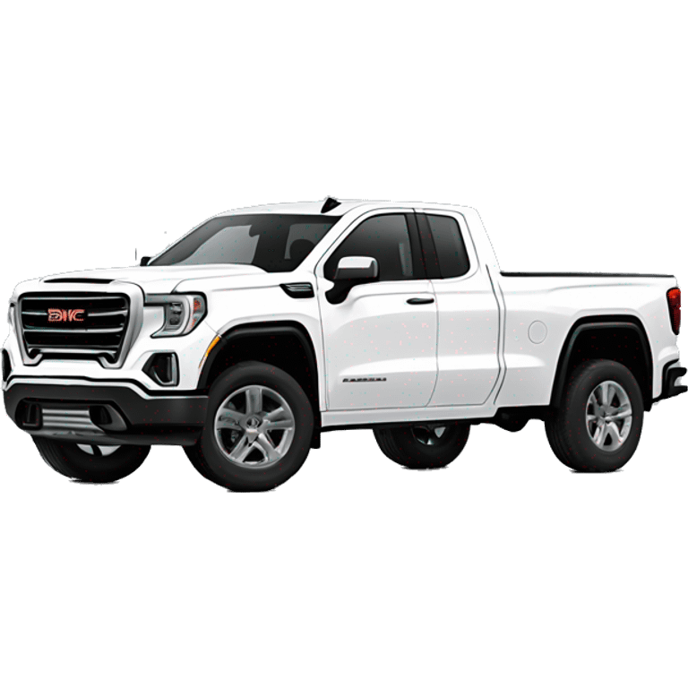 GMC SIERRA 2023 WHITE 2 DOORS emoji