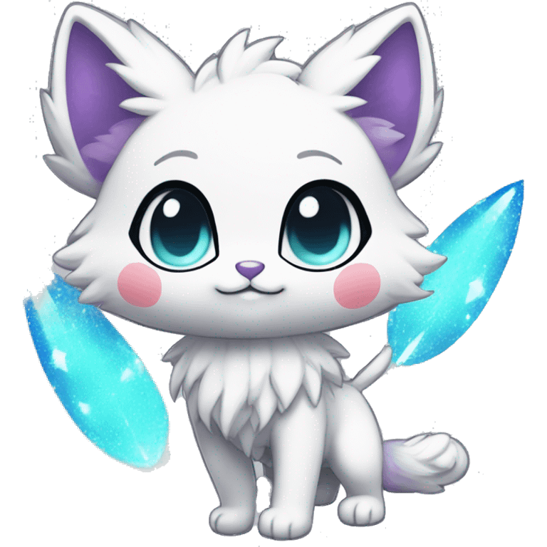  High quality detailed Cute Cool Kawaii stylish Pretty Chibi Fur-Sona Shiny Colorful Sparkly Fakemon Full Body emoji