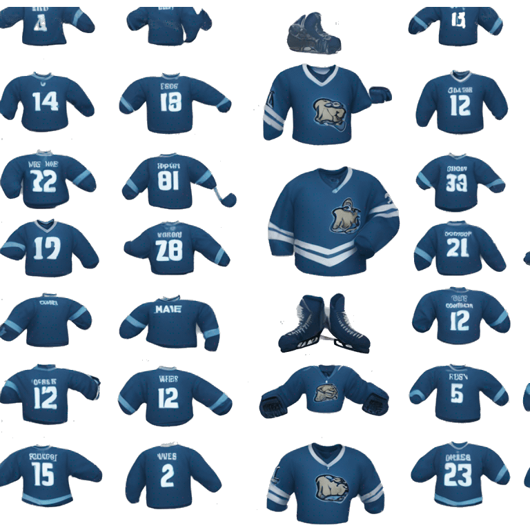 University of Maine Hockey Jersey  emoji