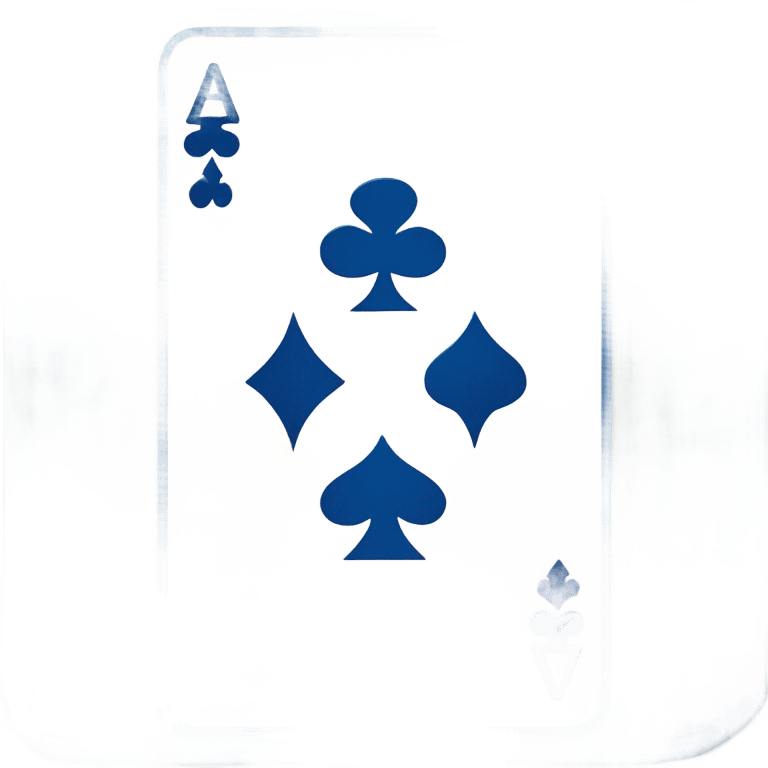 blue playing card emoji