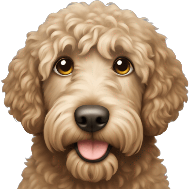 Labradoodle brun emoji