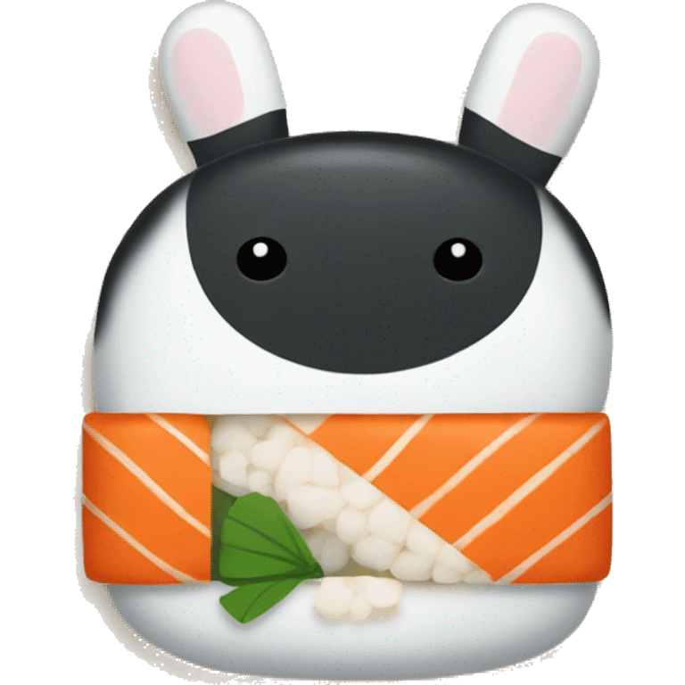 sushi with miffy face and ears emoji