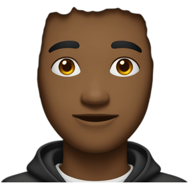 Jeune homme noir emoji