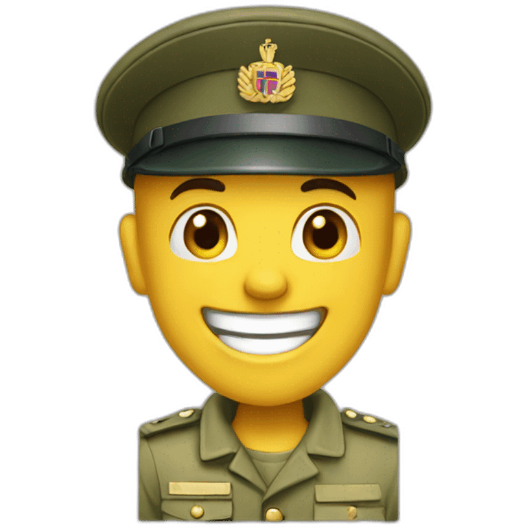 British army soldier laughing emoji