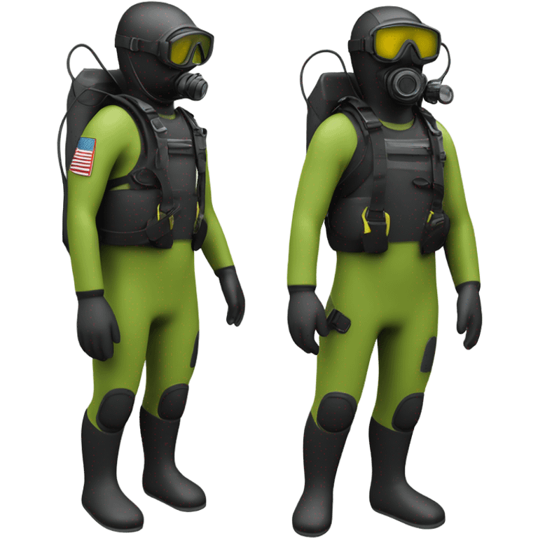 Military diver night vision emoji