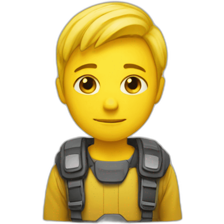 jaune qui attend emoji