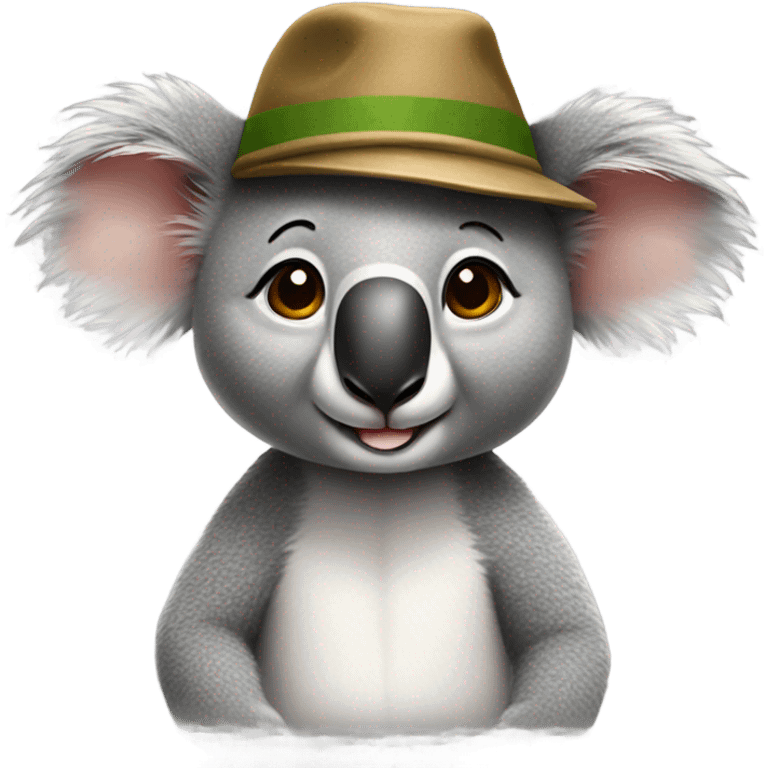 koala with kangaroo hat emoji