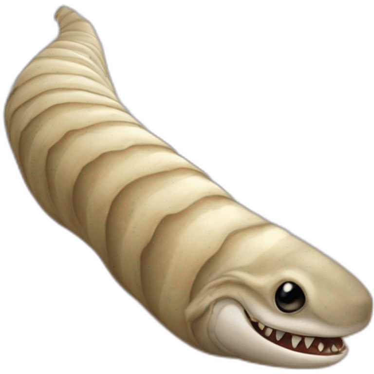 sandworm hiding in sand emoji