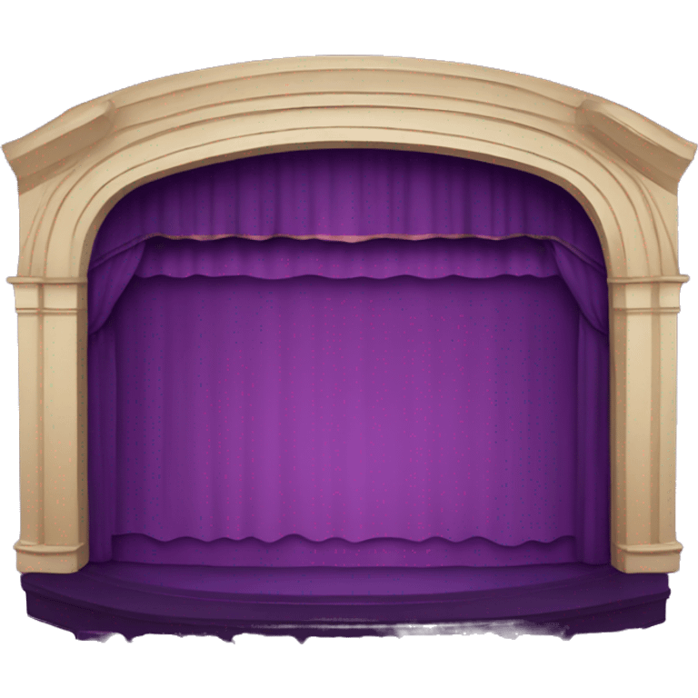 Purple theater  emoji