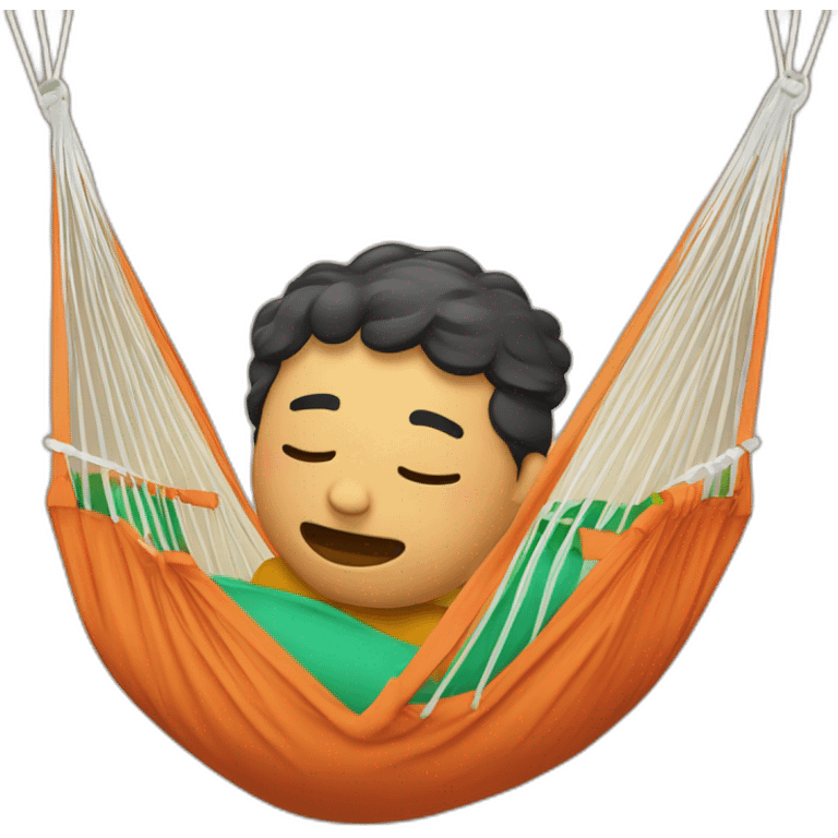 Mexicain qui dort dans un hamac emoji