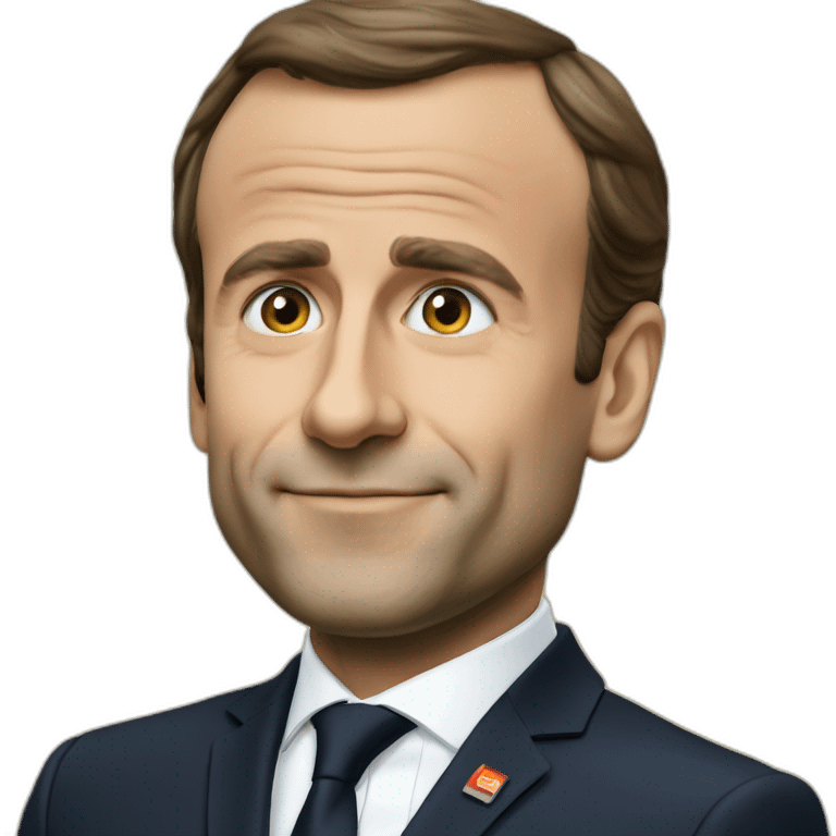 Macron président emoji