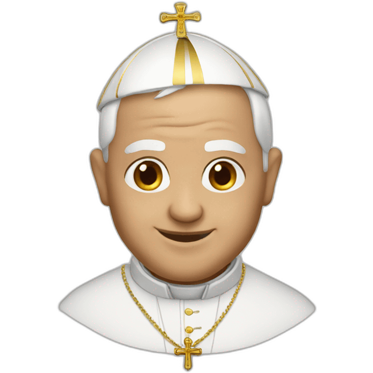 The Pope emoji