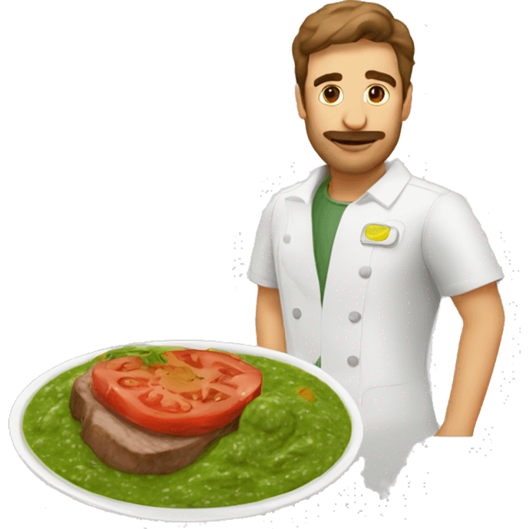 pesto con bistec emoji