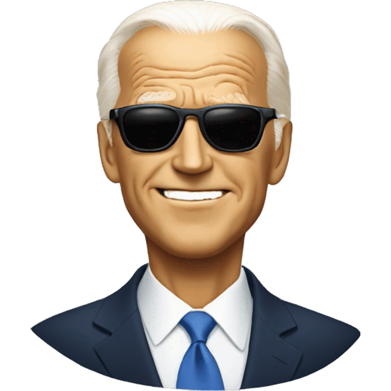 Biden with sunglasses  emoji