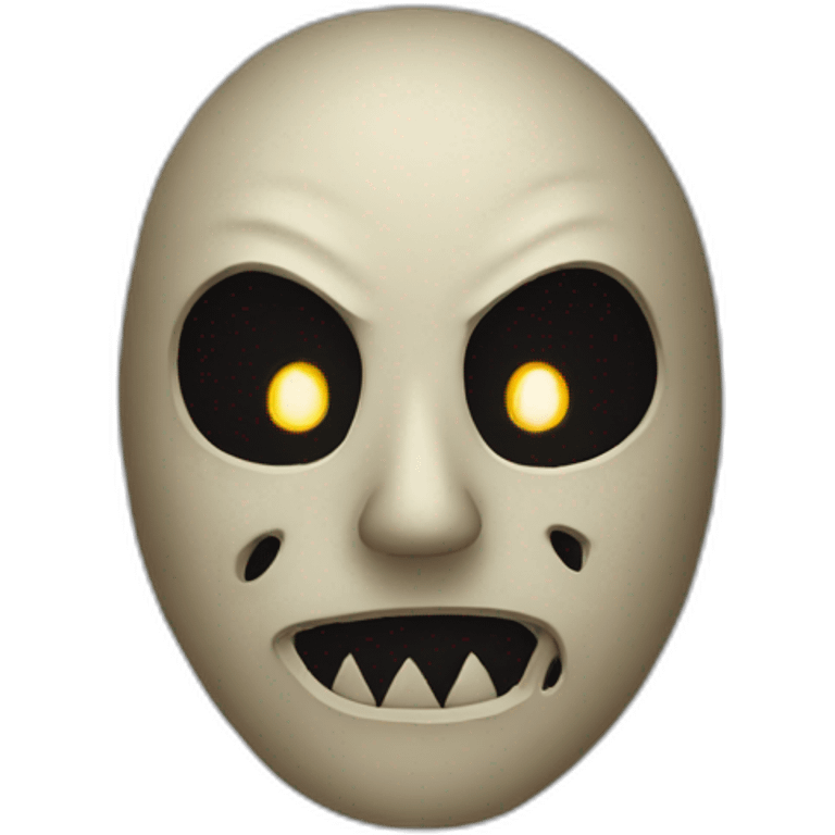 scary mask emoji