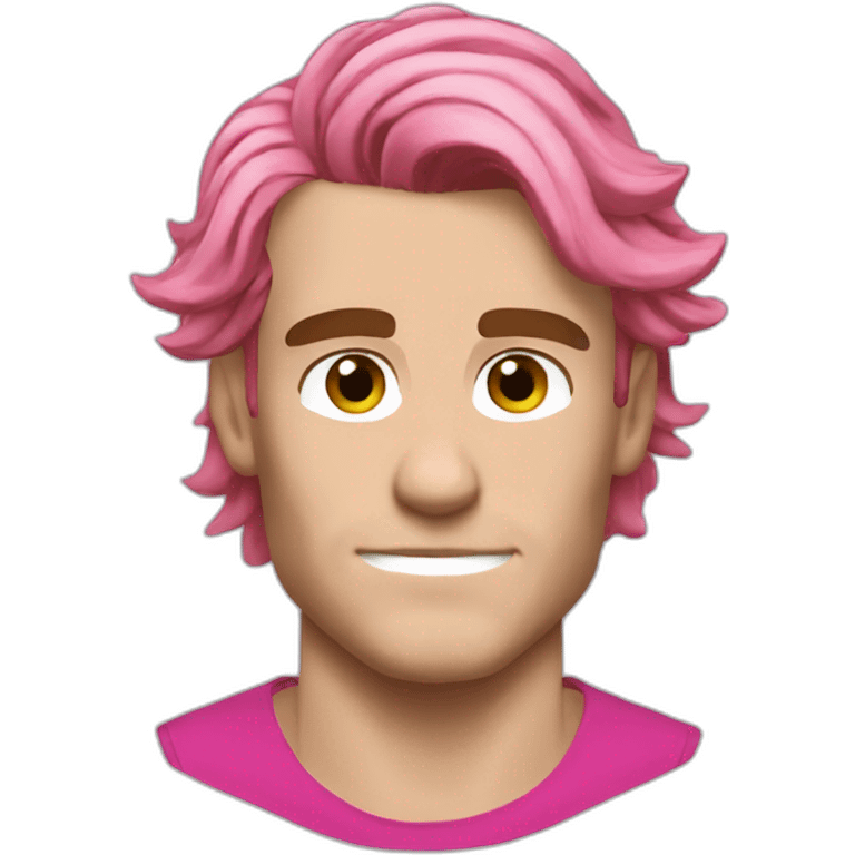 Griezmann pink hair emoji