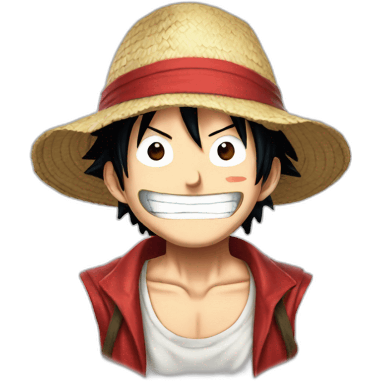 Realist luffy of one piece  emoji