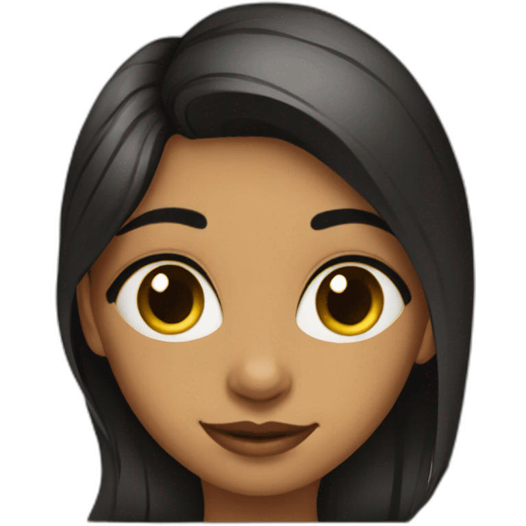 Beautiful Indian teen girl emoji