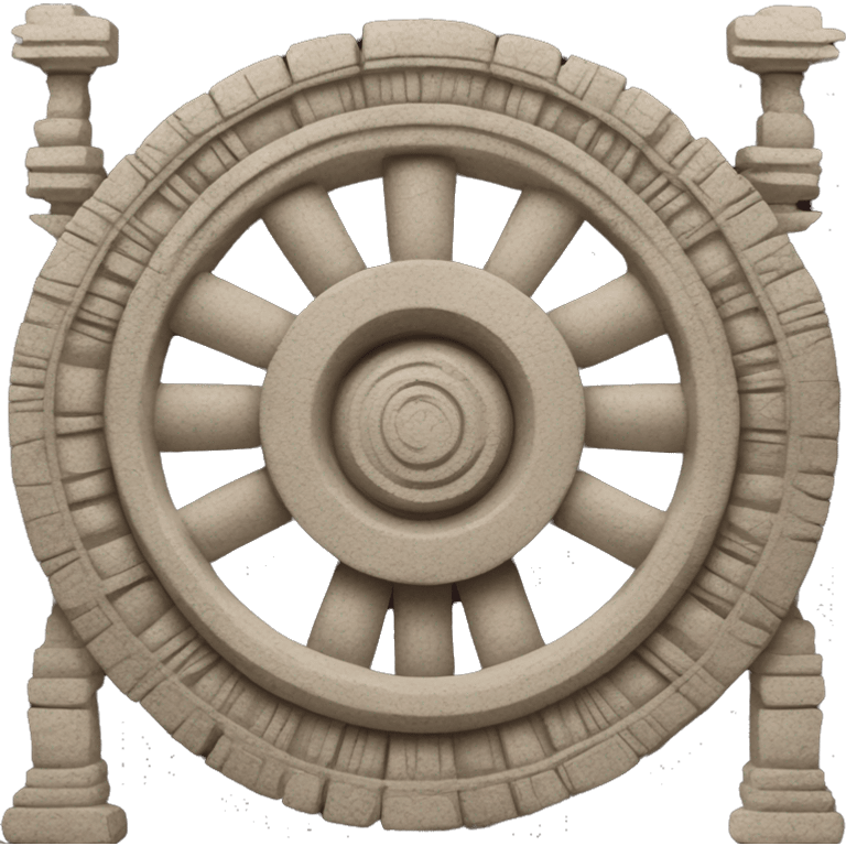 Konark temple wheel emoji