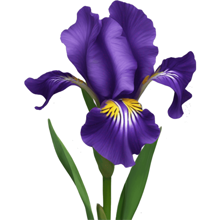 Iris flower emoji