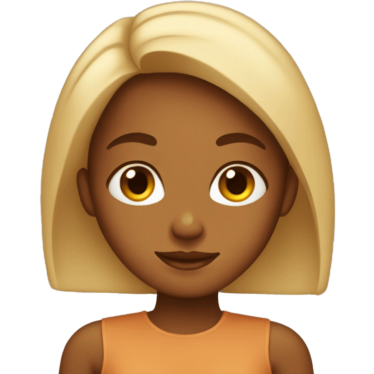 Tan girl emoji