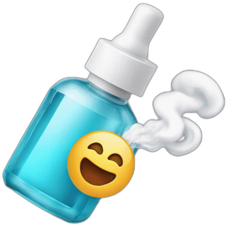 Vape liquid emoji