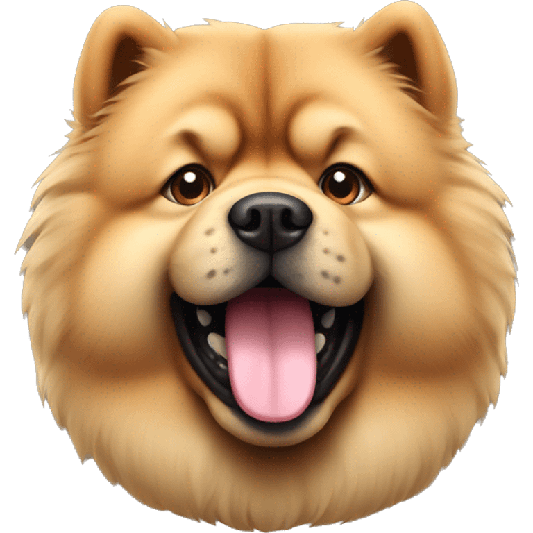 Chow chow dog  emoji