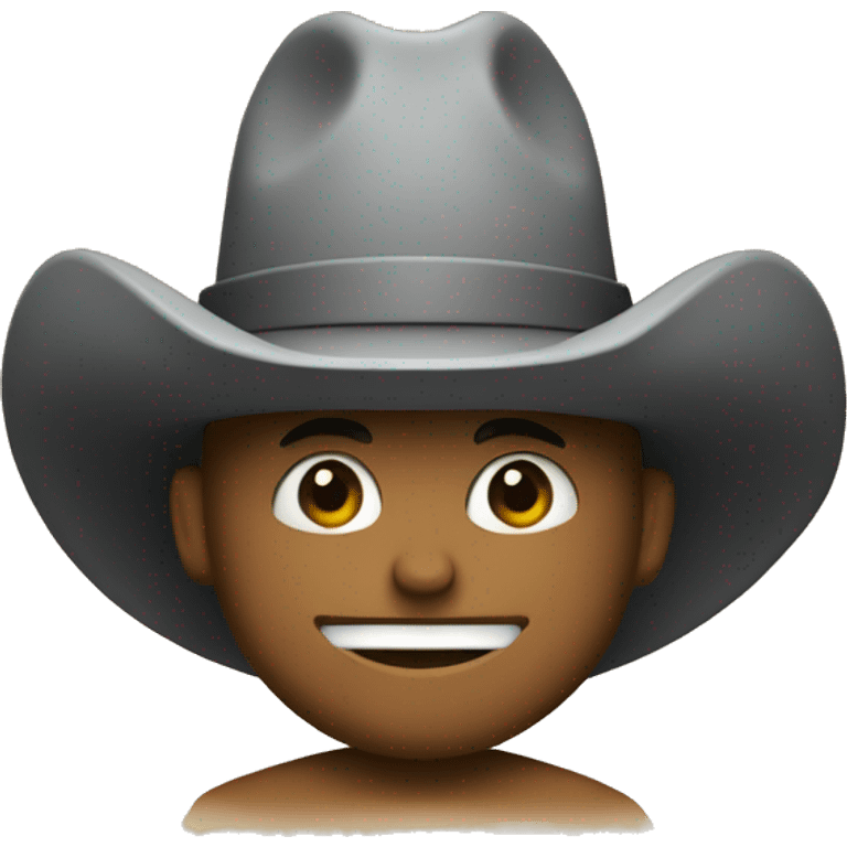 a large plus symbol wearing a cowboy hat emoji