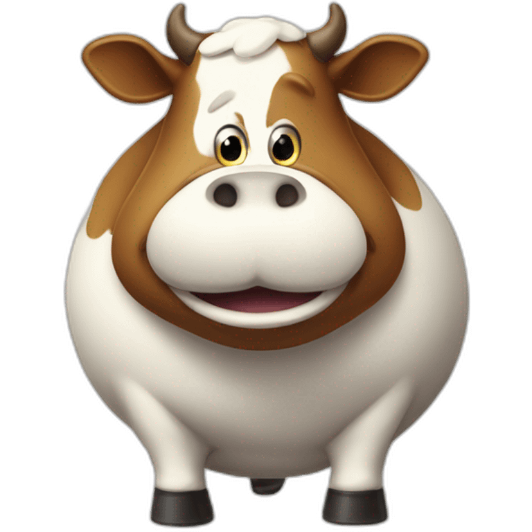 fat cow Bunsen burner emoji