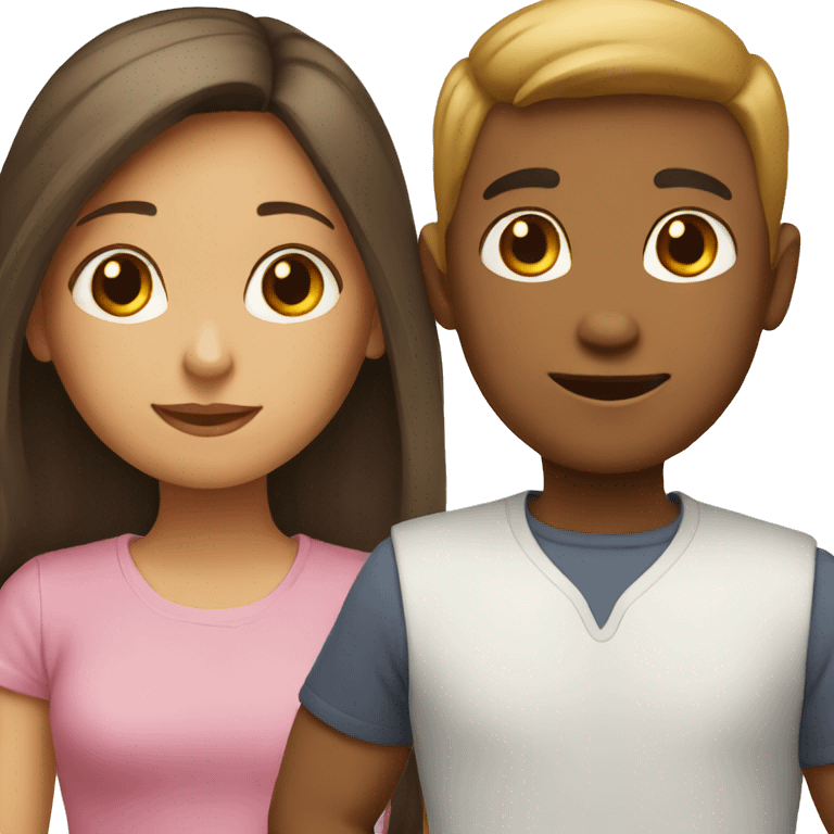 Girl and boy emoji