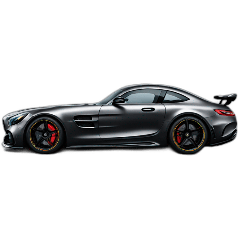 Black Mercedes GT black series emoji