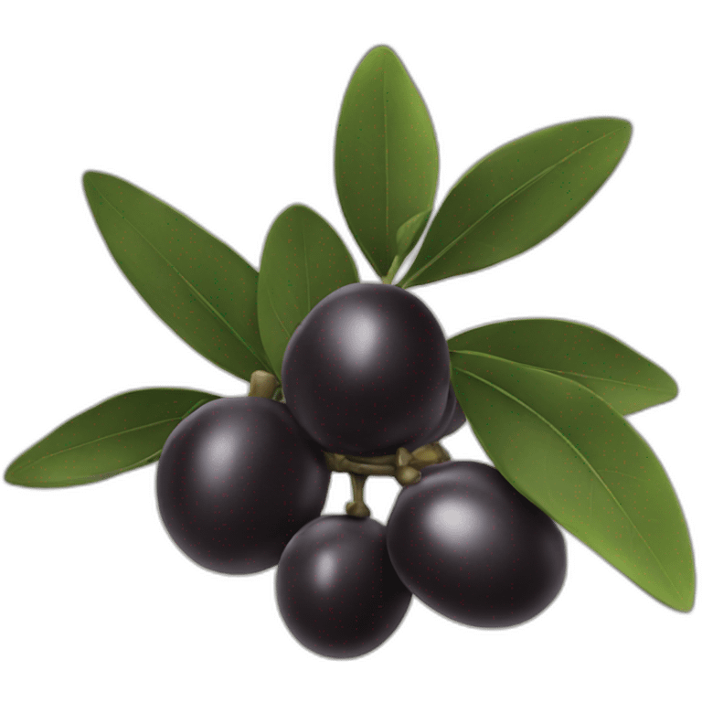 black olive emoji