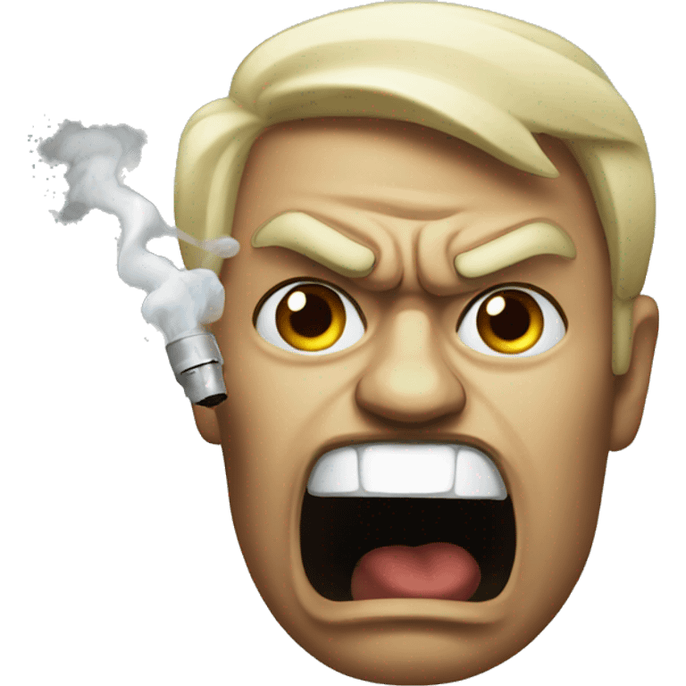 Angry vape emoji