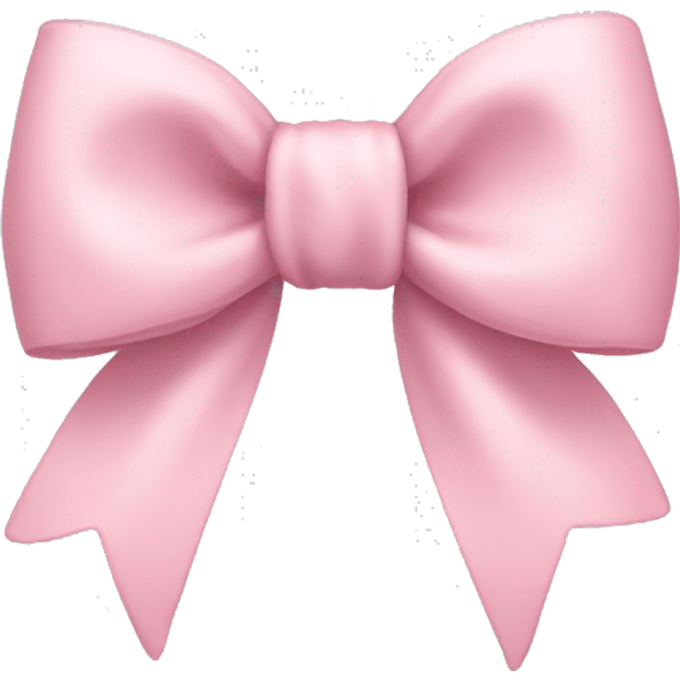 light pink bow emoji