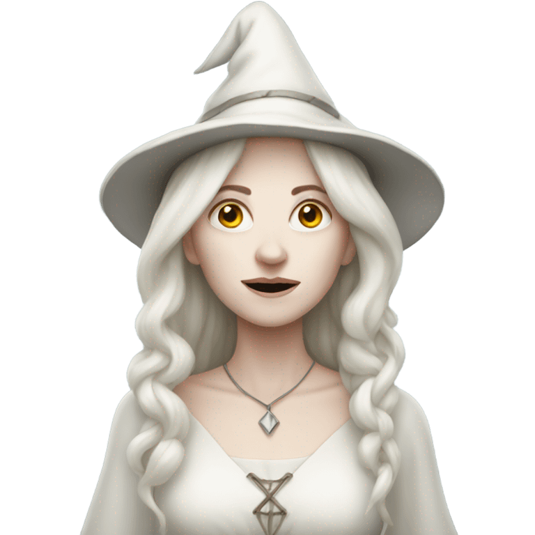 White witch with pale skin emoji