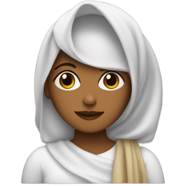 femme voilée qui lit le coran emoji