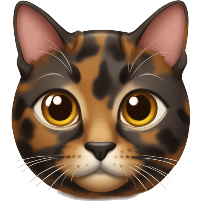 Tortoiseshell cat emoji