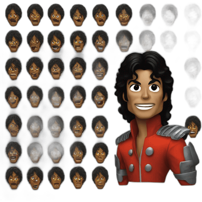 Michael jackson thriller emoji