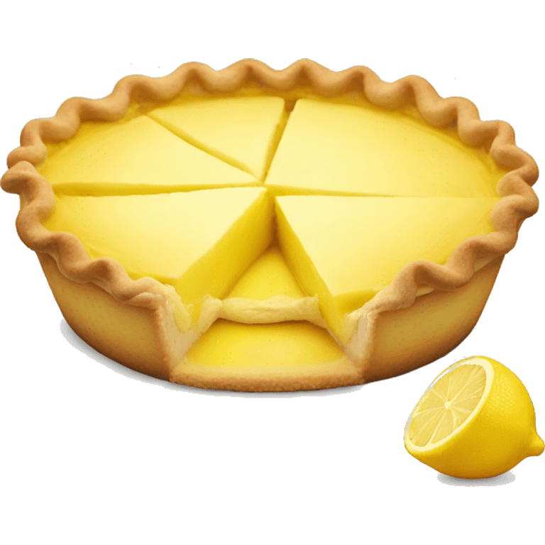 Lemon pie emoji