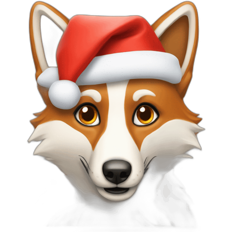 Noël renard emoji